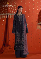 AJULFB-05 Embroidered Boski Silk Unstitched 3 Pcs