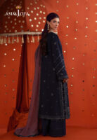 AJULFB-05 Embroidered Boski Silk Unstitched 3 Pcs