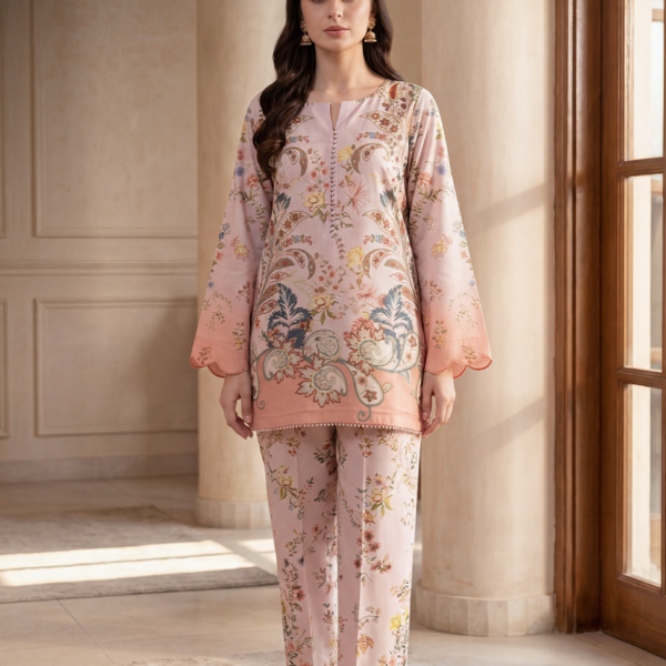 AJPB-248 Printed Lawn Stitched 2pcs